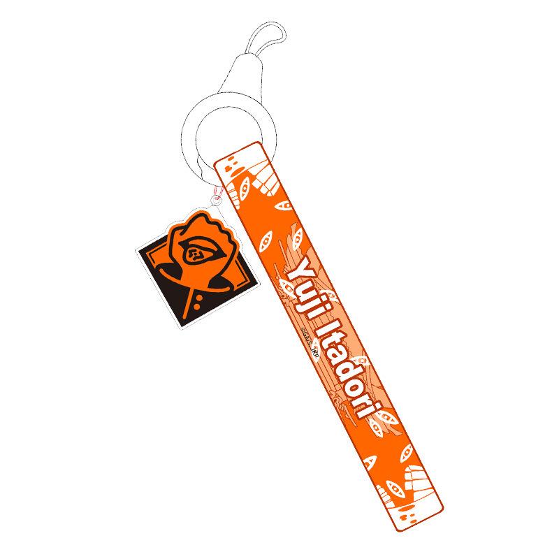 

Authentic Jujutsu Kaisen Keychain Pendant featuring Itadori, Satoru Gojo, Fushiguro, and Megumi Kugisaki.