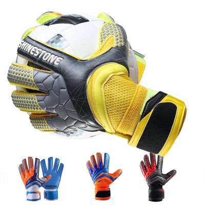 Men Kids Size Latex Professional Soccer Goalkeeper Gloves Strong Finger Protection Football Match Gloves