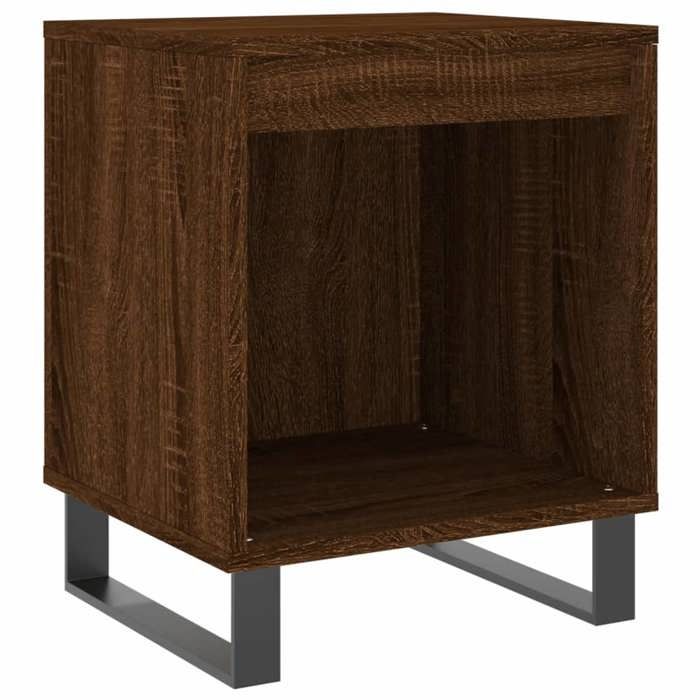 Maison Exclusive - Tables de chevet 2 pcs chêne marron 40x35x50 cm bois ingénierie