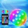 Submersible LED Lights with Remotes RGB 15 Colors Waterproof Pond Lights Underwater Lights for