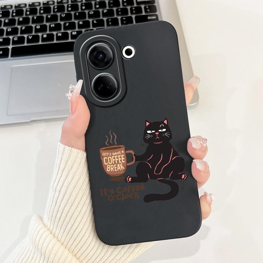 For Tecno Camon 20 Pro CK7n Case Camon 20 Pro 5G Cover Popular Flower Matte Phone Case For Tecno Camon 20 Premier Camon20 Bumper