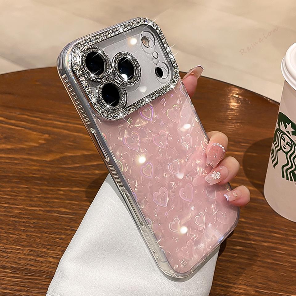

Glitter Butterfly Phone Case For iPhone 17 Air 11 12 13 16 Pro Max 15 14 16 Plus 17Pro Max Cute Bling Shell Protector Cover For iPhone 11ProMAX