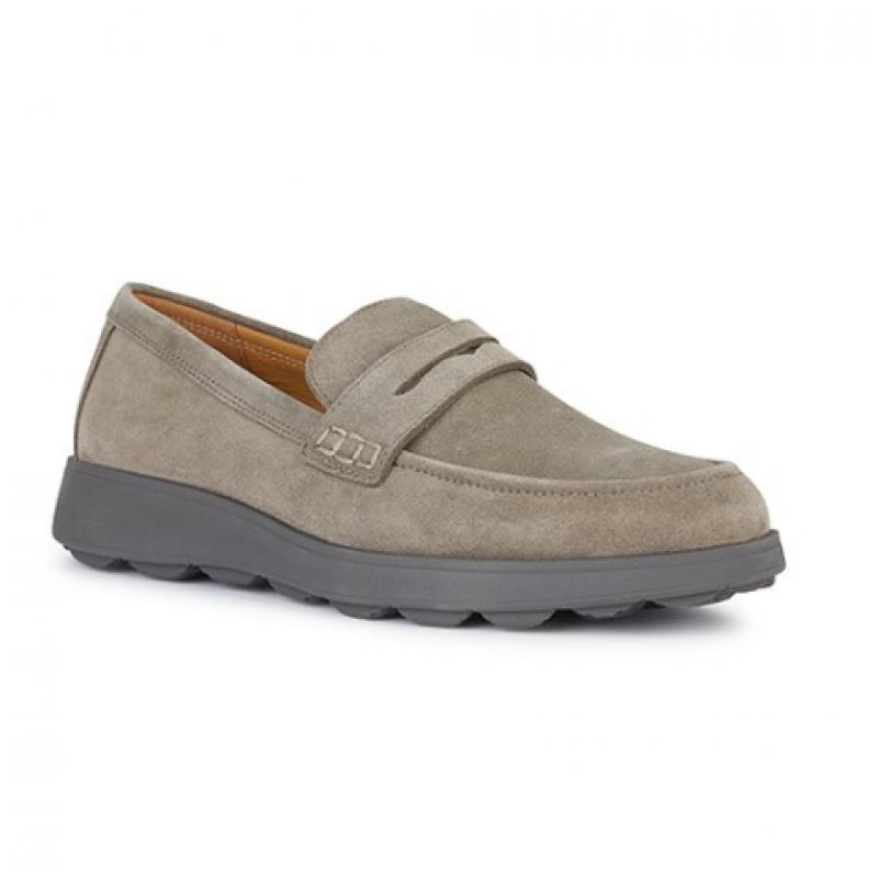 Geox Sperica Ec10 Men Loafer Gray M1s5ghc4s81
