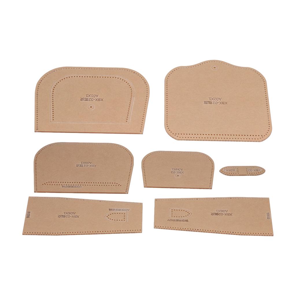 Acrylic Template Transparent Accurate Cutting Distance Leather Bag Stencil with Protective Layer for DIY Bag Gift