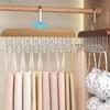 #1/2PCS Versatile Wooden Hat Organizer Rack With Hooks Caps Belts Ties Storage Space-Saving Home Retail Display Clothes Storage