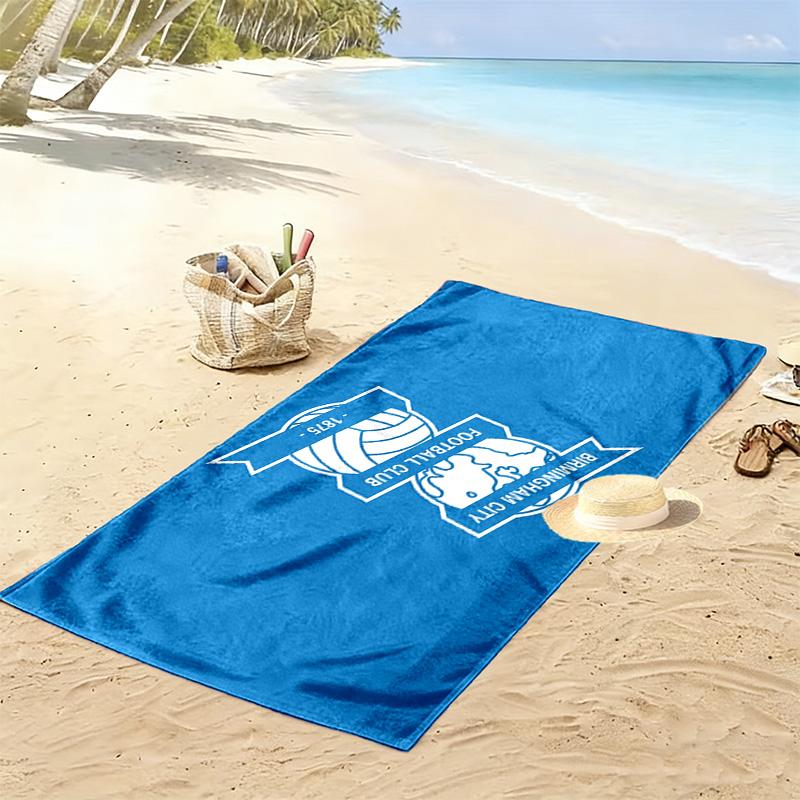 Birmingham City Print Beach Towel, Large Soft Quick Dry Towel for Beach Camping Swimming