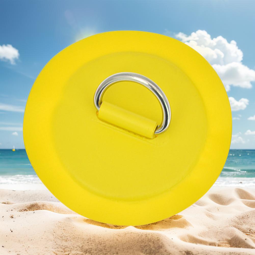 8cm D-Ring-Flicken D-Ring-Pad Runde Form Stand Up Paddle Ring-Flicken Meerwasserbeständig SUP D-Ring-Flicken für Surfbrett Paddel
