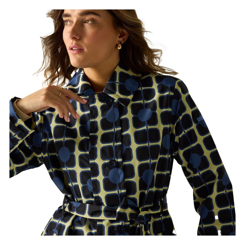 Regatta Womens/Ladies Orla Kiely Waterproof Trench Coat