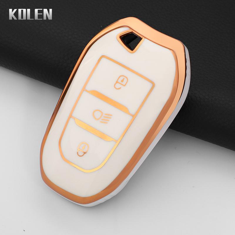 Tpu Car Key Case Cover Shell For Peugeot 308 408 508 2008 3008 4008 5008 Citroen C4 C4L C6 C3-Xr Picasso Ds3 Ds4 Ds5 Accessories