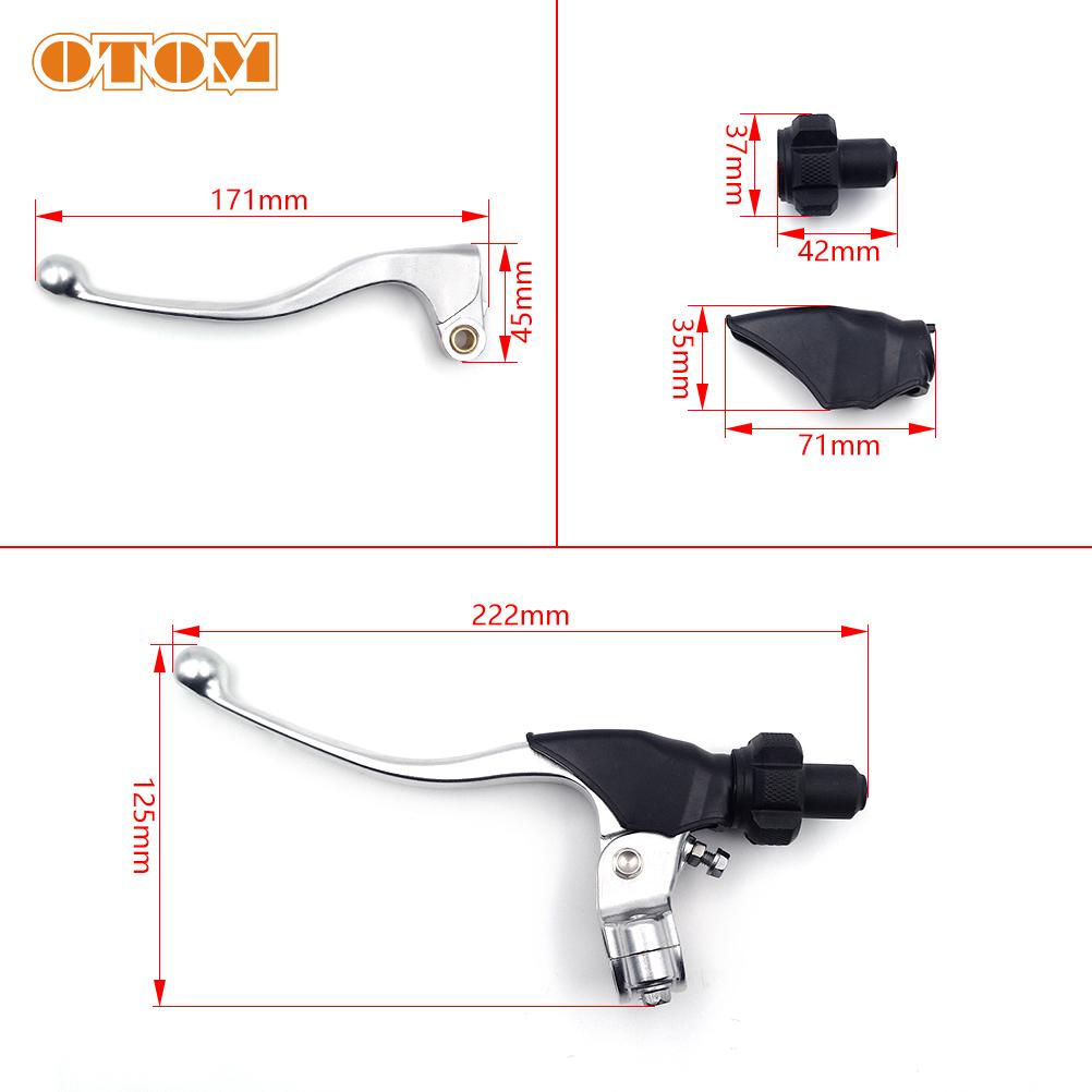 OTOM Motorcycle Clutch Lever Assembly Adjustable Hand Dustproof Rubber Sleeve Kit For YAMAHA YZ85 YZ125 YZ250F YZ450F 2009-2024