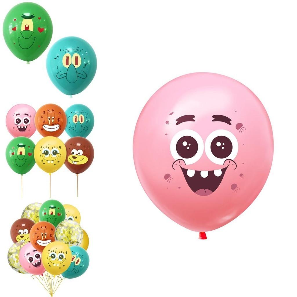 Adorable Spongebob Latex Balloons For Kids Birthday Party And Baby Shower Decorations