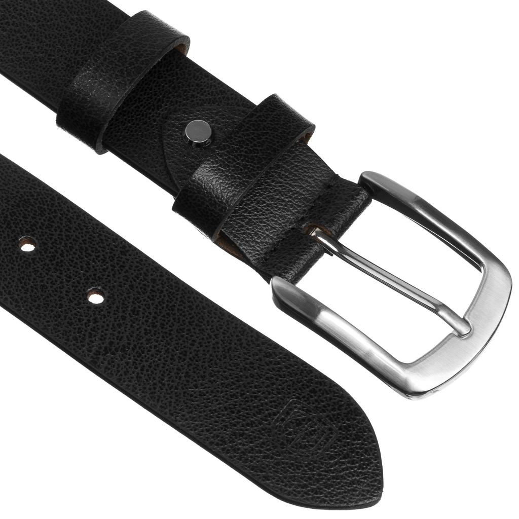PTN LTP-TWT-105-9883 Black Wide Leather Belt