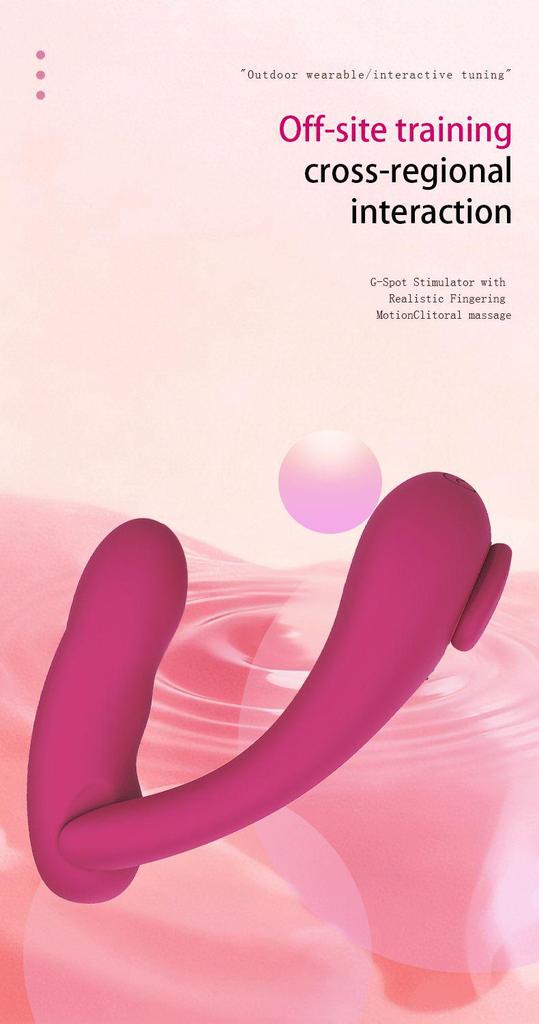 App-Controlled Wearable Invisible Female Vibrator with 360-Degree Rotation for Couples