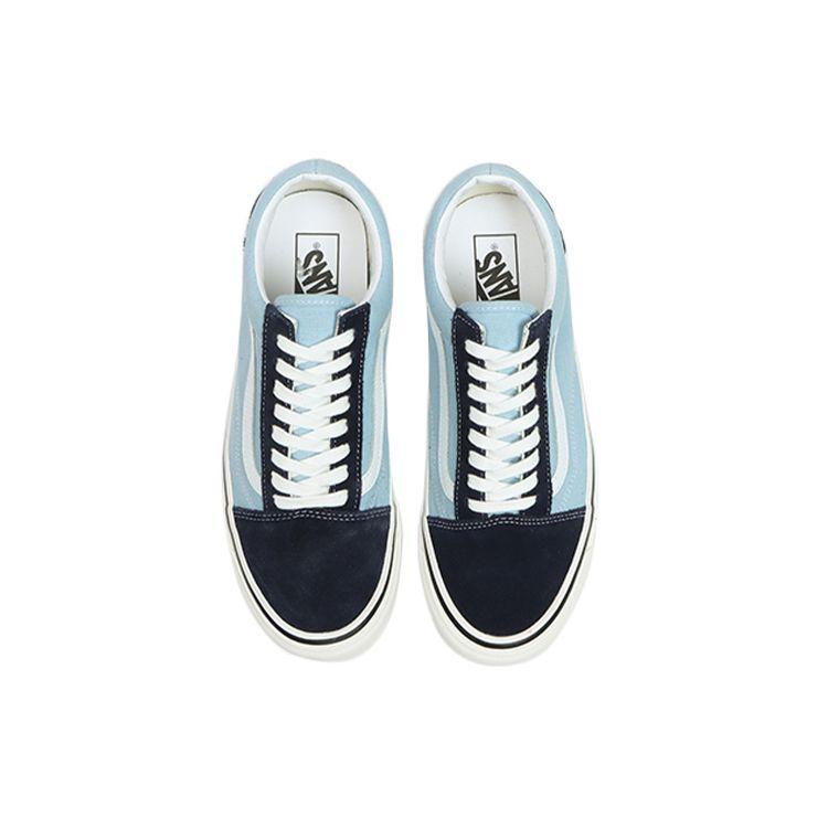 Vans Old Skool 36 DX OG Anaheim Factory - Navy Light Blue Unisex Sneakers Og-Navy Og-Light-Blue VN0A54F341L