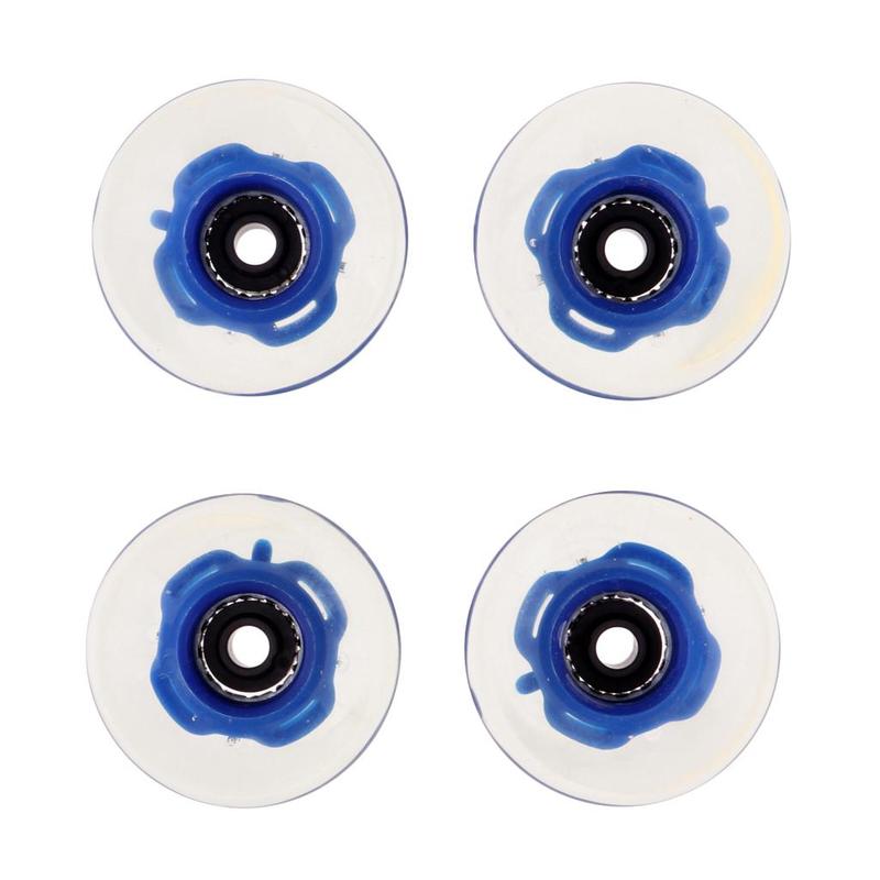 Custom PU Light Up Wheels for Longboard Cruiser Night Glow Skateboarding Downhill Mountain Rebuild Set