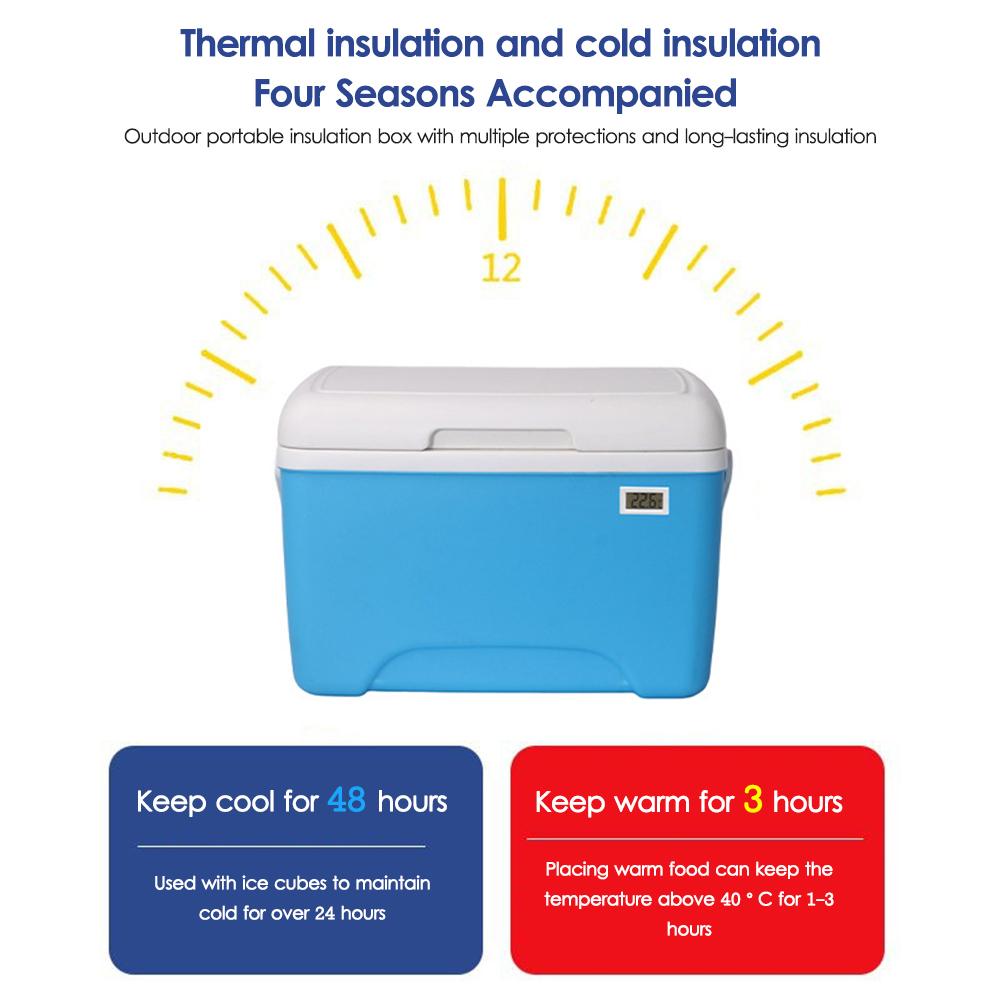 Large Cooler Box Portable Camping Refrigerator Incubator Large Capacity Car Ice Bucket Heat Preservation Camping BBQ Equipment