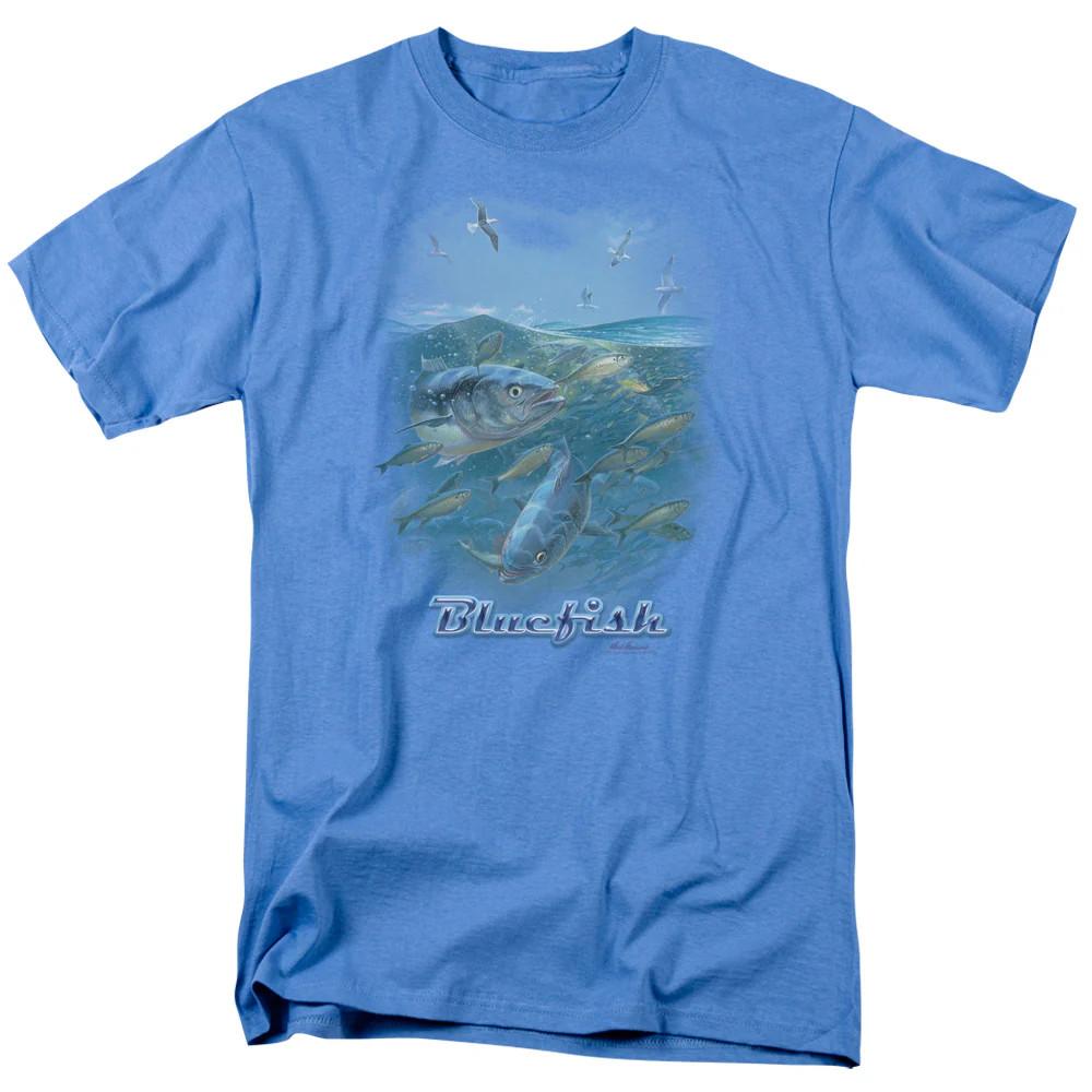 

Wildlife Blue Mayhem Mens T Shirt Carolina Blue Officially Licensed L