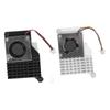 for Pi  Cooler Replacement Aluminium Alloy Temperature Controlled PWM Speed Control Cooling Fan for