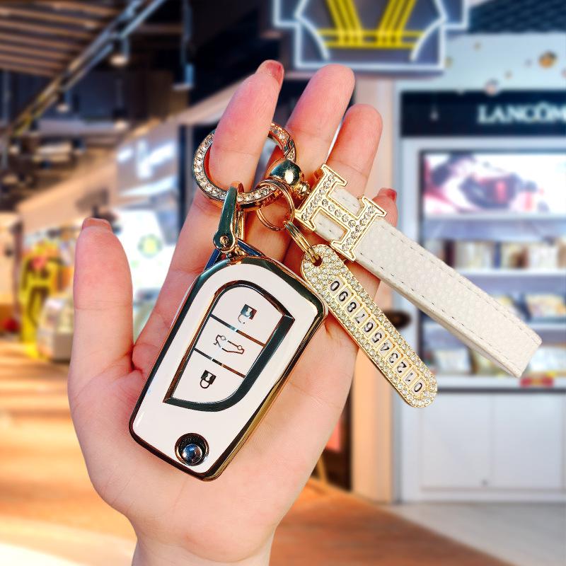 Toyota TPU Key Case for Corolla, Camry, Levin, Avalon, RAV4, C-HR, Highlander