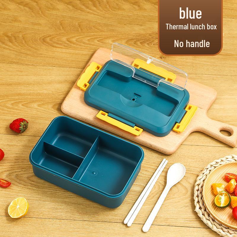 Lancheira Bento Isolada de Palha de Trigo 1500ML - Recipiente Quadrado para Micro-ondas