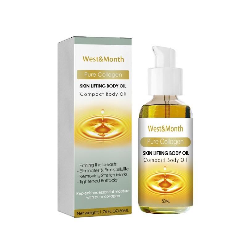 West Month Collagen Body Sculpting Oil For Firming Arms And Tummy With Skin Tightening Benefits