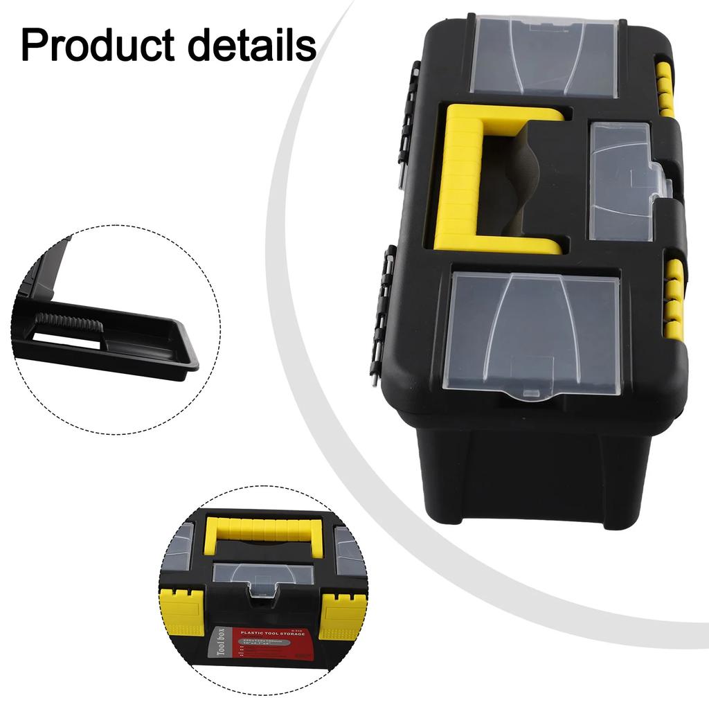 10-Inch Two-Layer Plastic Toolbox Mini Multi-Functional Accessories Box Multi Functional Agricultural Parts Toolbox
