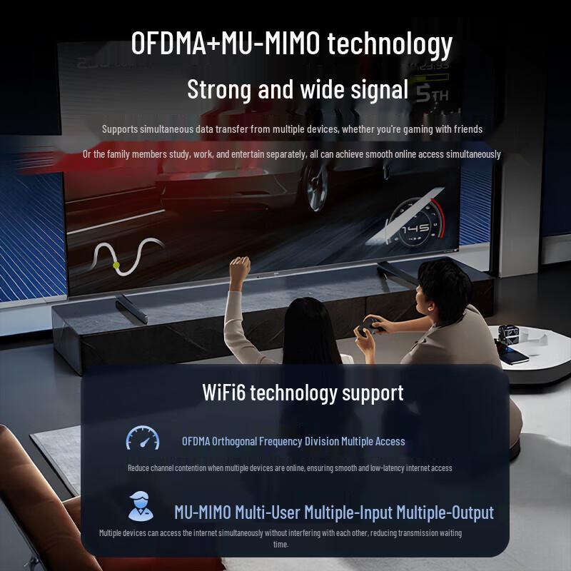 COMFAST WiFi 6 USB Wireless Adapter with Bluetooth 5.3 (CN Version)