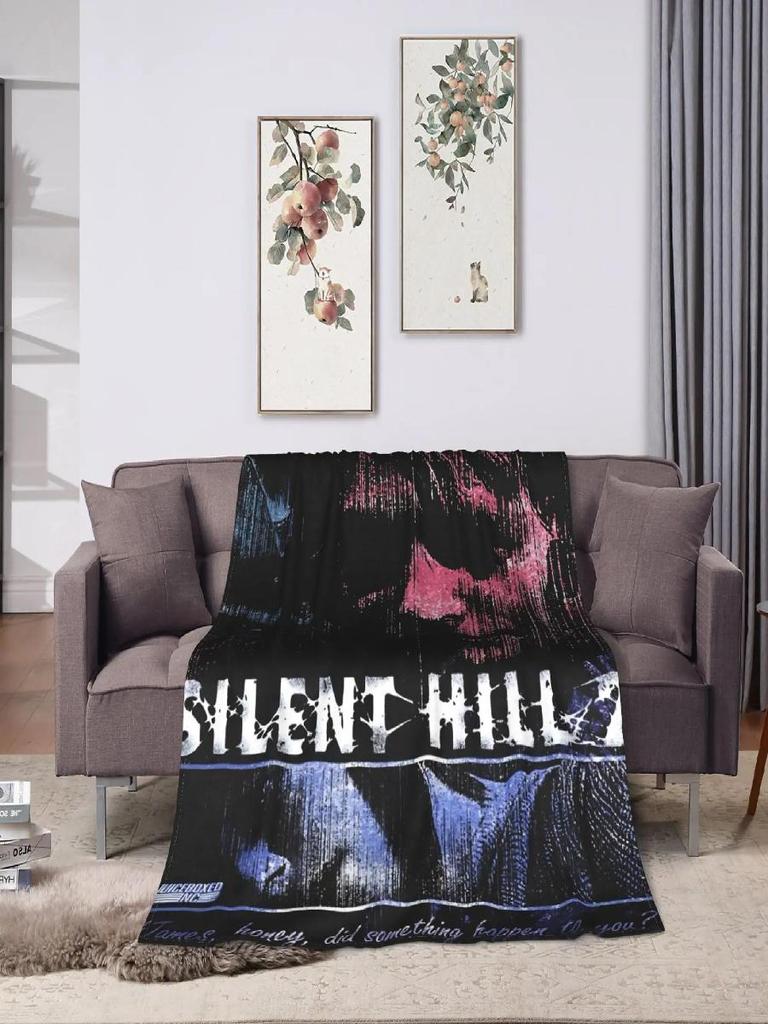 Silent Hill Game Flannel Blanket Soft Bedding Throw for Couch Chair Travel Fashion Sofa Bed Cover