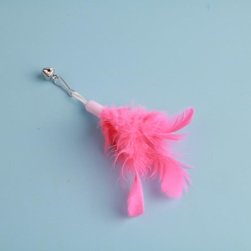 In Stock Colorful Feather Cat Teaser Headband Toy for Boredom Relief