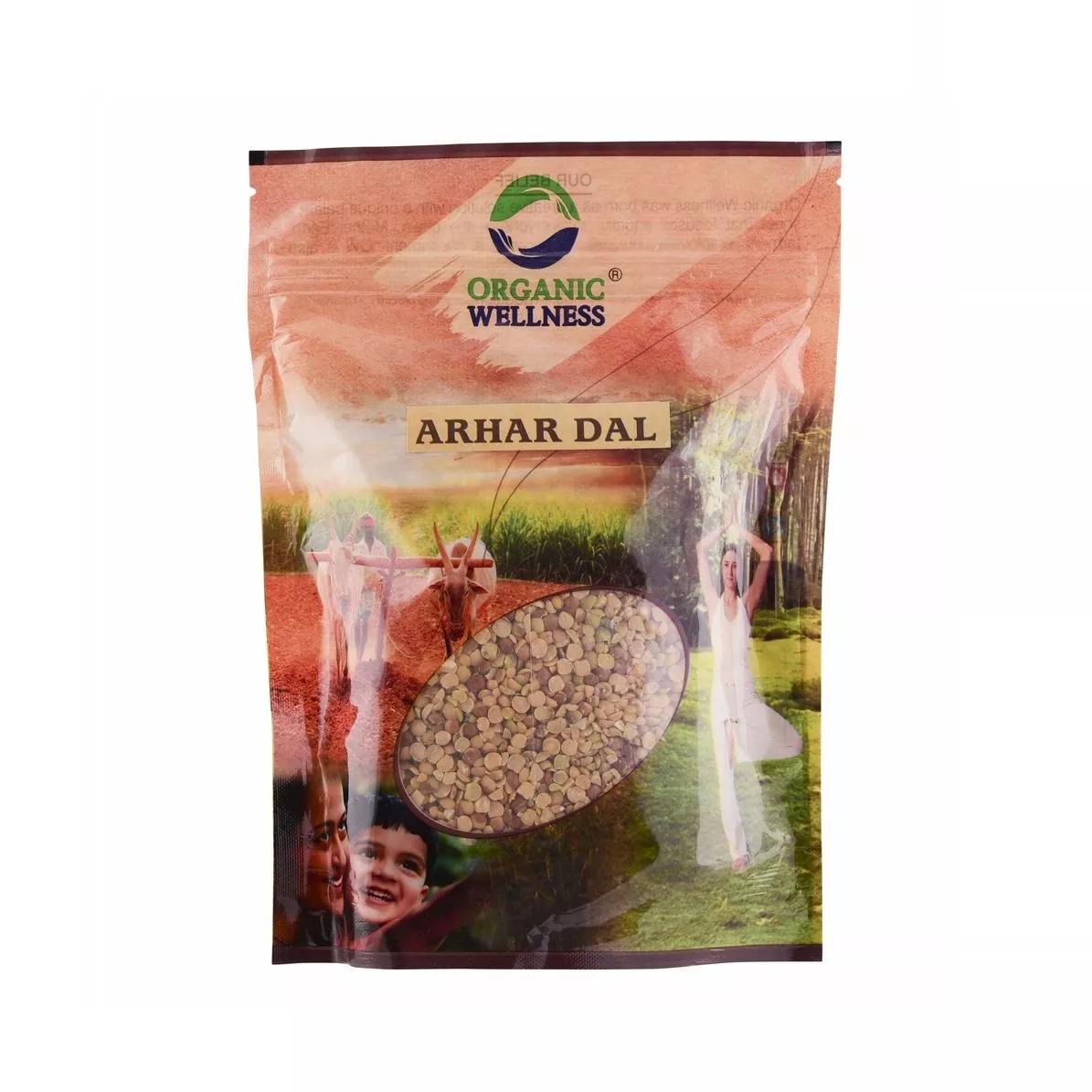 

Архар Дал (Голубиный горох) (450 г), Arhar Dal, Organic Wellness