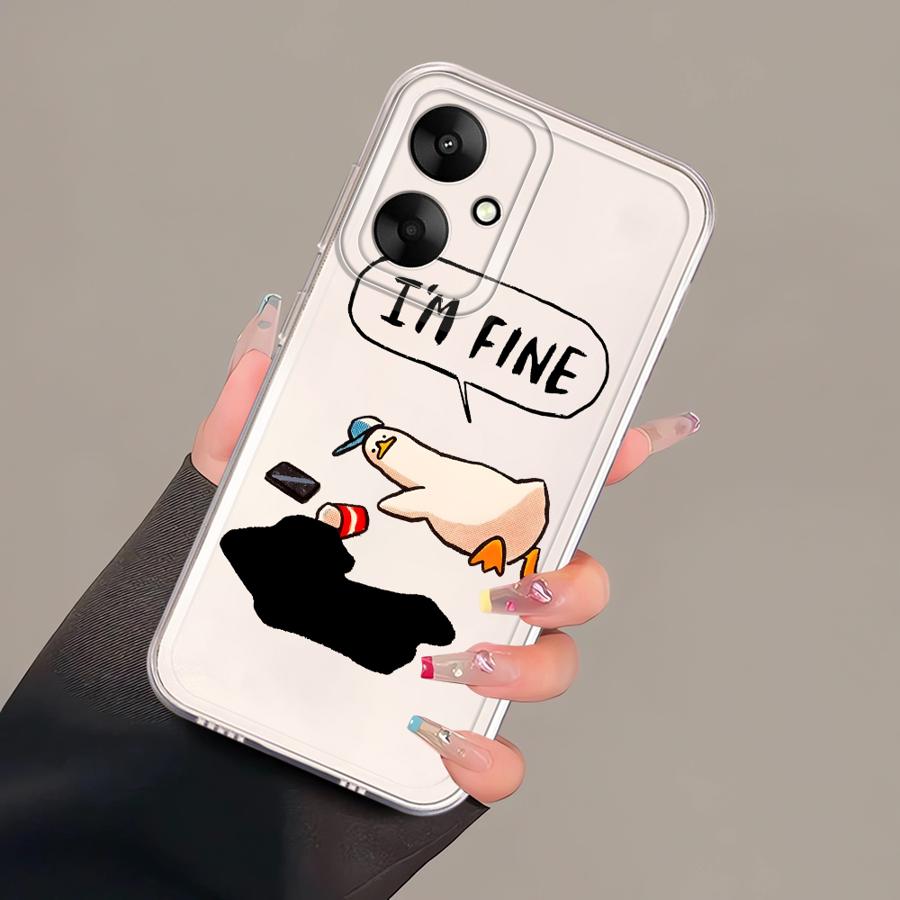 Cartoon Duck Phone Case for Xiaomi Mi 11T Pro 11 Lite Soft Phone Cover