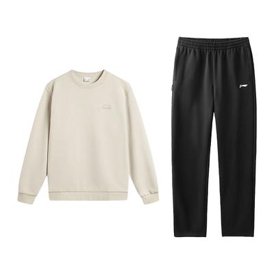 Warm Round Neck Versatile Long Sleeve Comfortable Sweatpants Hoodie Set Men Sets AWDUA53-15+AKLVD05-1