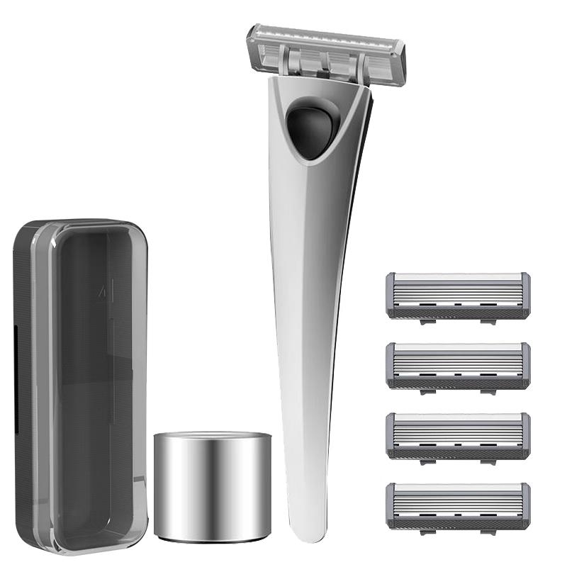 Apache Blade 6-Layer Manual Razor Set 1 Handle + 4 Blades