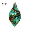 High Borosilicate Glass Spheres Hand Blown Ball Ornament, Colorful Christmas Hanging Decoration Reflective Baubles for Tree, Window, Patio,