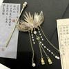 Luxury Chinese Headwear Angel Wing Hairpin Alloy Tassels Hair Sticks Women Daily Hair Clip Sweet Hair Accessories