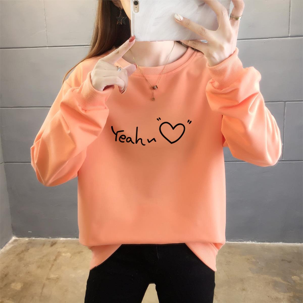 

Женский свитшот Autumn Light, Топы с принтом, Женские пальто размером с тарелку с круглым вырезом 3XL оранжевый