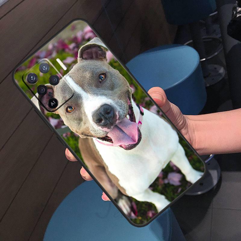 Pit Bull Lovely Dog Pitbull Case For Oppo A5 Pro A17 A57 A77 A60 A80 A40 A18 A38 A58 A78 A98 A96 A76 A16 A94 A74 A54 A15