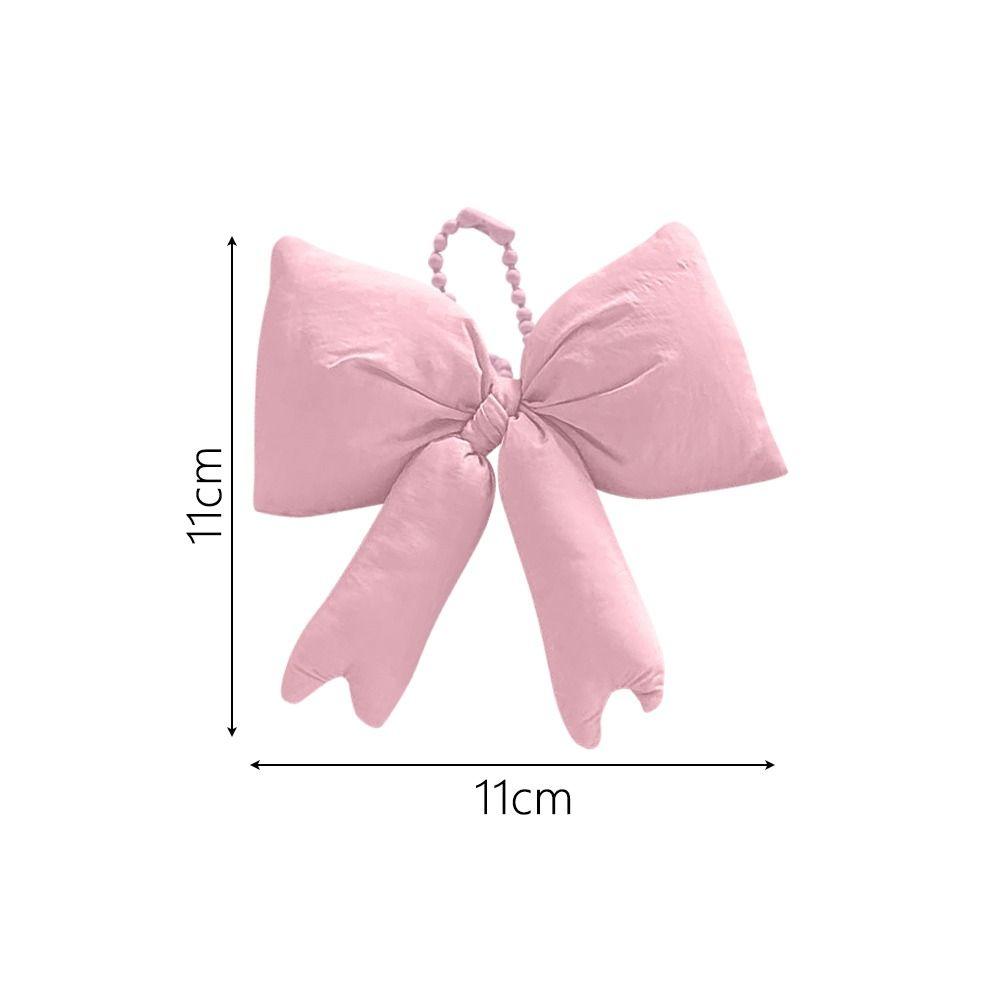 Colored Bow 3D Bow Decoration Cotton Candy Style 3D Design Sweet Bag Pendant Cute Charm Sweet Decoration Bow Bag Pendant