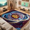 Tappeto in Velluto di Cristallo con Stampa del West Ham United Football, Comodo Assorbente d'Acqua Antiscivolo Tappeto per Pavimenti Interni