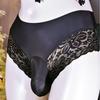 Man Panties Sexy Underwear Men Cuecas Cueca Masculina Sissy Lace Thong Enhance Pouch Bikini Briefs Pants Gays Underwear