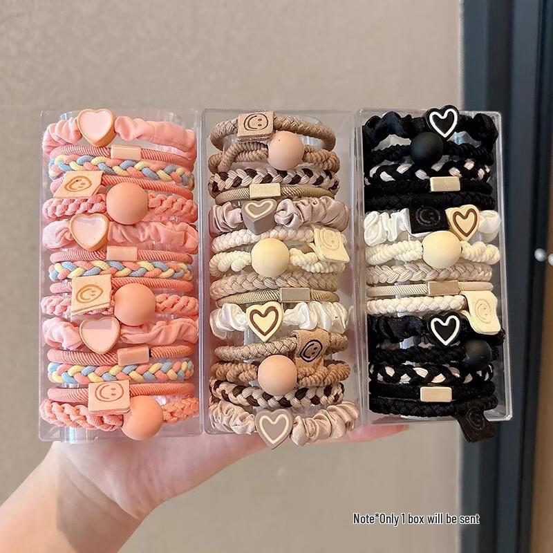 Glamsky 45-Piece High Elastic Hair Tie Set