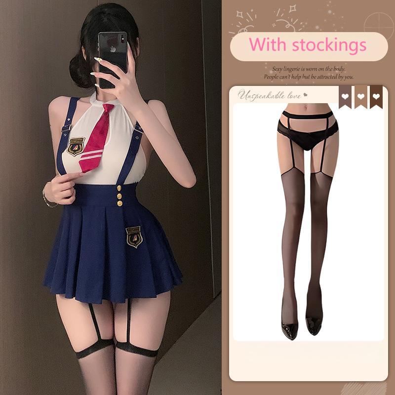 XXOO Erotic Sexy Japanese Anime Girl School Uniform College Student Outfits Cosplay Costume