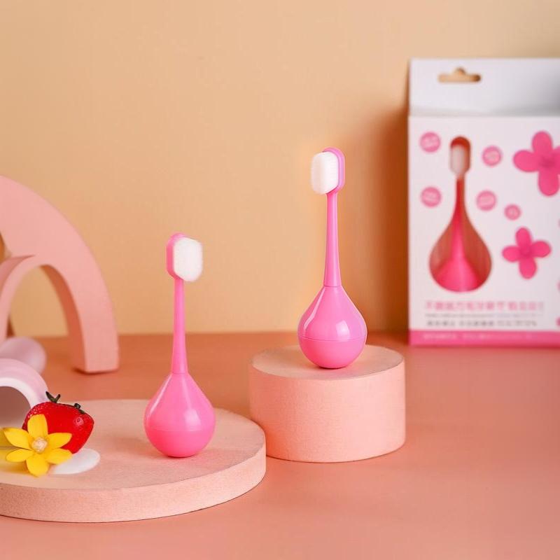 Kids Toothbrush 3D Tumbler Design Soft Bristle Toothbrush Gentle Oral Cleaning For 2 To 12 Years Old Children Daily Use