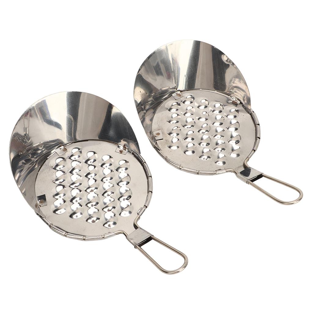 2pcs Jelly Scraping Scraper Multipurpose Manual Stainless Steel Jelly Scraping Tool for Home