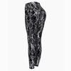 Leggings a Vita Alta Compressione con Stampa Serpente Metallizzata e Modellatura Glutei Pesca per Yoga, Fitness e Allenamento