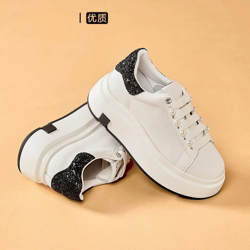 

2024 spring and autumn platform Ankara red women s board shoes high value small college style sports shoes casual shoes 40 чорний