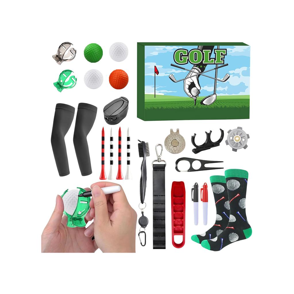 GOLF Christmas Countdown Calendar - Men's Golf Christmas Calendar (Junior Version), 24-day Christmas Countdown Calendar, (Liquid Content 10ml)