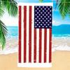 Asciugamano Art Vintage Bandiera USA Asciugamano Morbido Piscina Regalo per Viaggio Palestra Doccia Campeggio Asciugatura Rapida Sportivo Grandi Asciugamani da Spiaggia