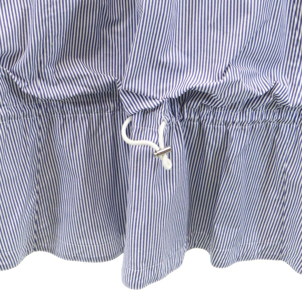Sacai made in Japan Striped Pattern Long sleeve Shirt switching one piece Women Used