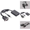 Vga To Hdmi Converter Cable Copper Core For Hdtv Monitor Pc Gaming Home Theater Setup